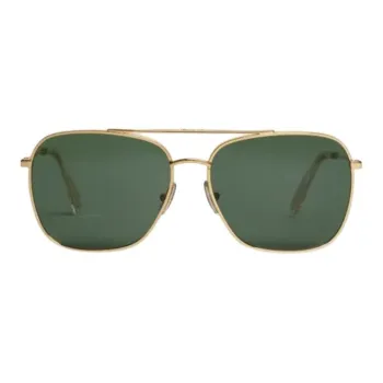 CELINE Metal Aviator Sunglasses Women's Gold