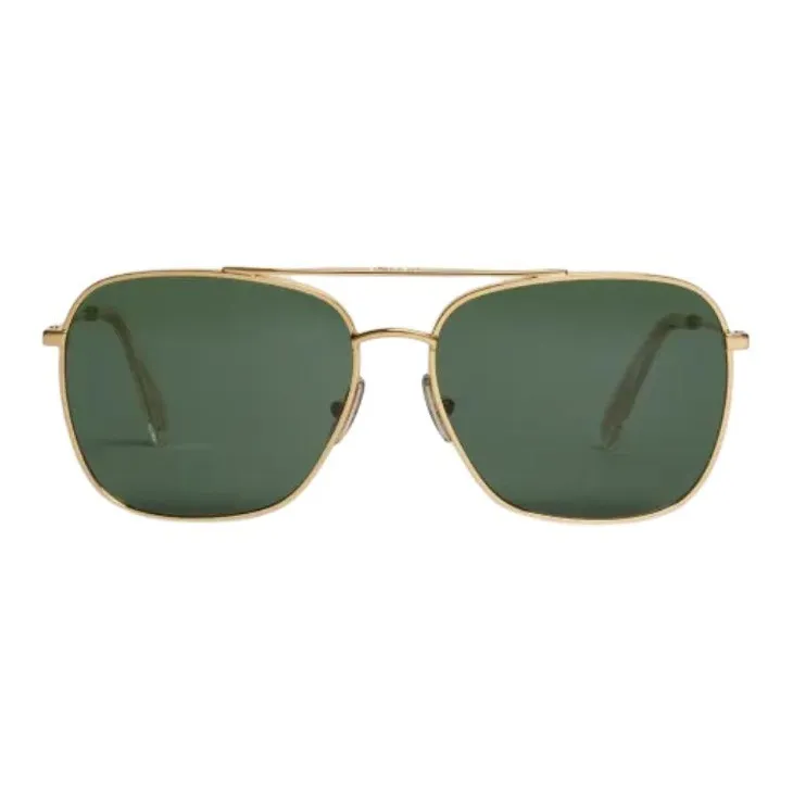 CELINE Metal Aviator Sunglasses Women's Gold-0