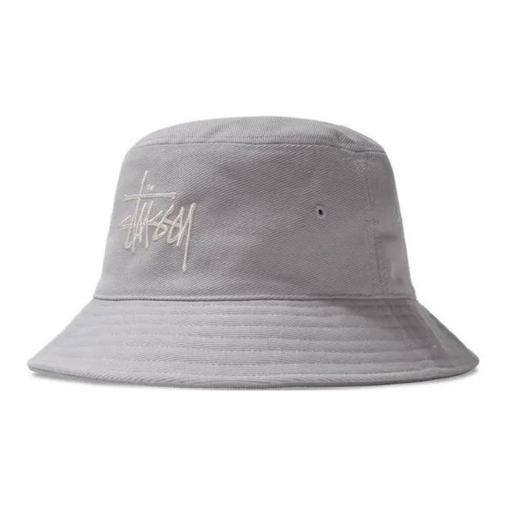 Stussy Big Logo Twill Bucket Hat-0
