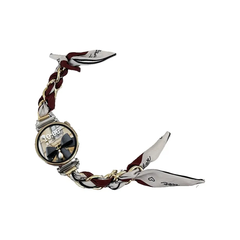 Yu Qing Huawei Compatibility Watch Band Spun Silk Material-14