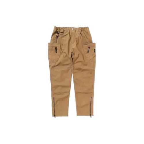 And Wander Casual Pants Men Light Brown