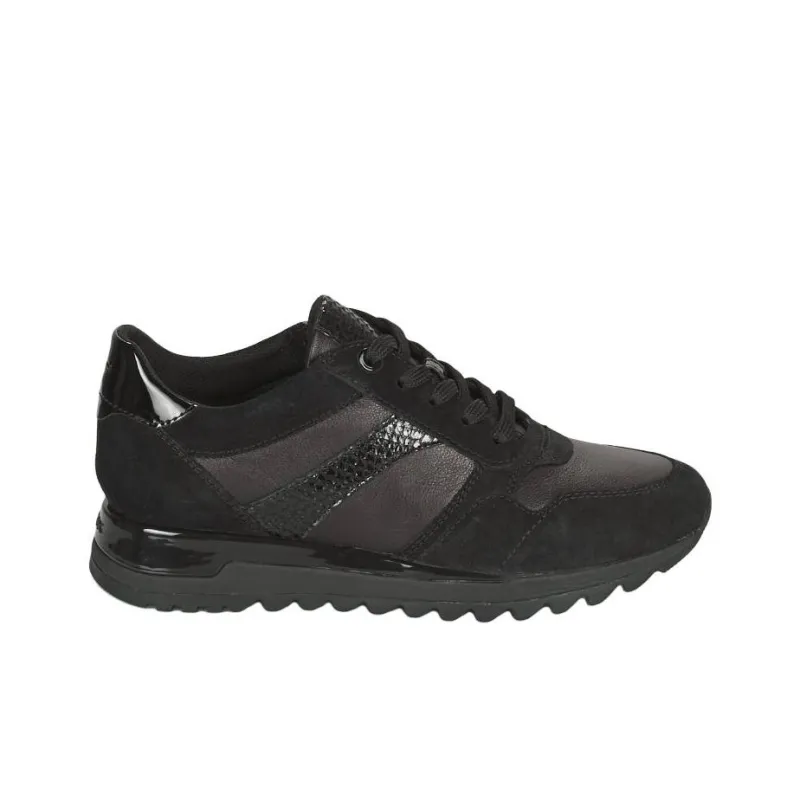 GEOX Low Top Casual Shoes Women's Black-1