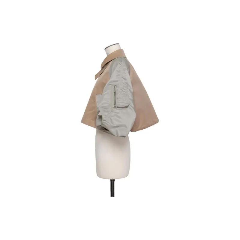 Sacai Twill Jacket 'Beige/Khaki'-2