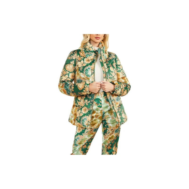GUESS Katrin Puffer Jacket Jackets Coats Women's Green-1