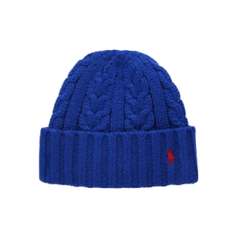 Polo Ralph Lauren Recycled Rope Beanies Unisex Royal Blue-0