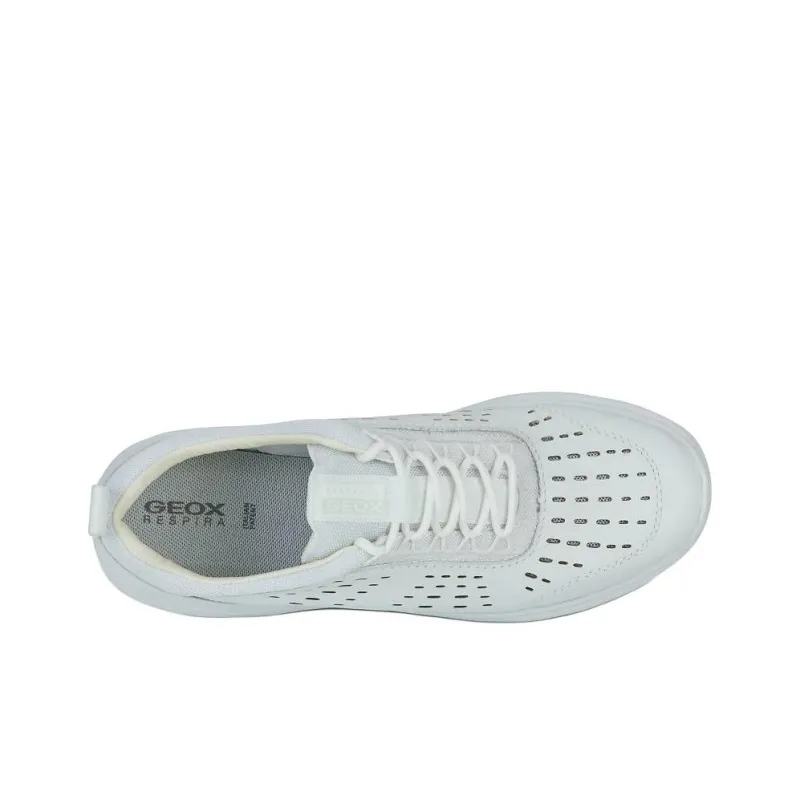 GEOX Low Top Casual Shoes Women's White-4