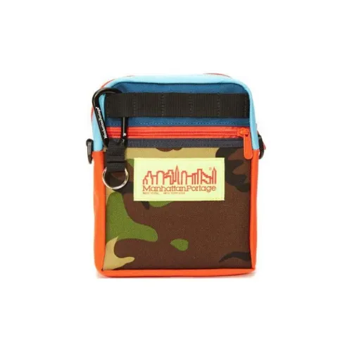 Manhattan Portage CORDURA Classic Fabric Shoulder Bag Crossbody Bag Small Size Unisex Camouflage Multicolor