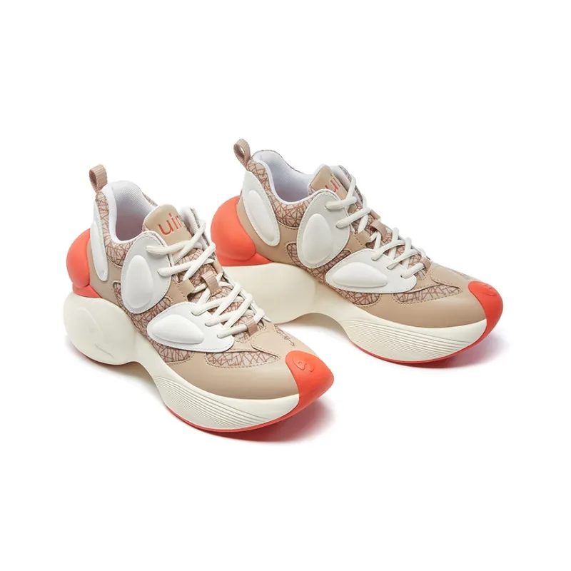 U.IN Painted Travel Shoes Bilbao A1 & A2 Artistic Collection Chunky Sneakers Women's-59