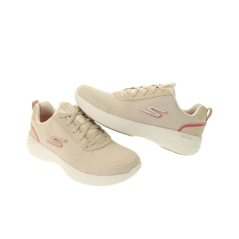 Skechers GO WALK Stability Cushioning Anti-Slip And Wear-Resistant Low-Top Casual Shoes Women's Beige-2