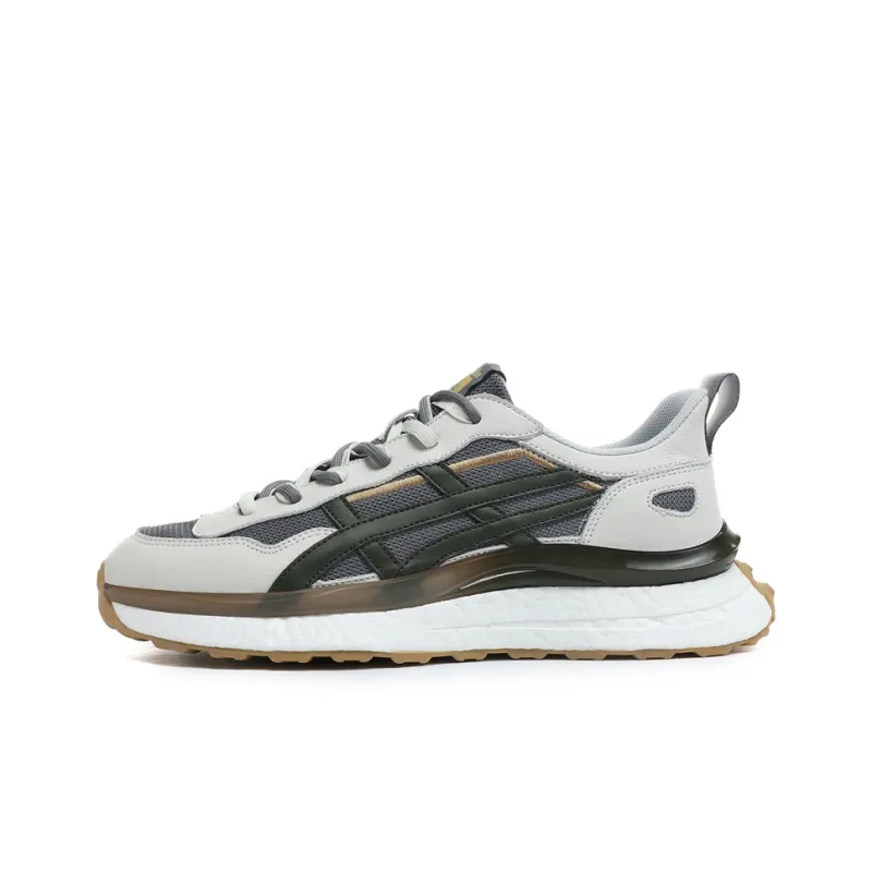 Yamid YAMIDE Cushioning Rebound Wear Resistant Breathable Slip Resistant Low Top Casual Shoes Unisex White Violet-8