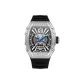 HBR993-White Case Black Strap