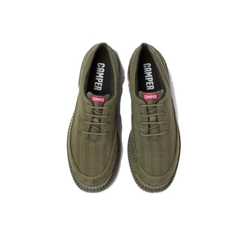 CAMPER Pix 30mm Striped Lace-up Shoes-2