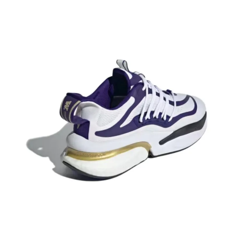 Adidas Washington Alphaboost V1 Cloud White Team College Purple Core Black-2