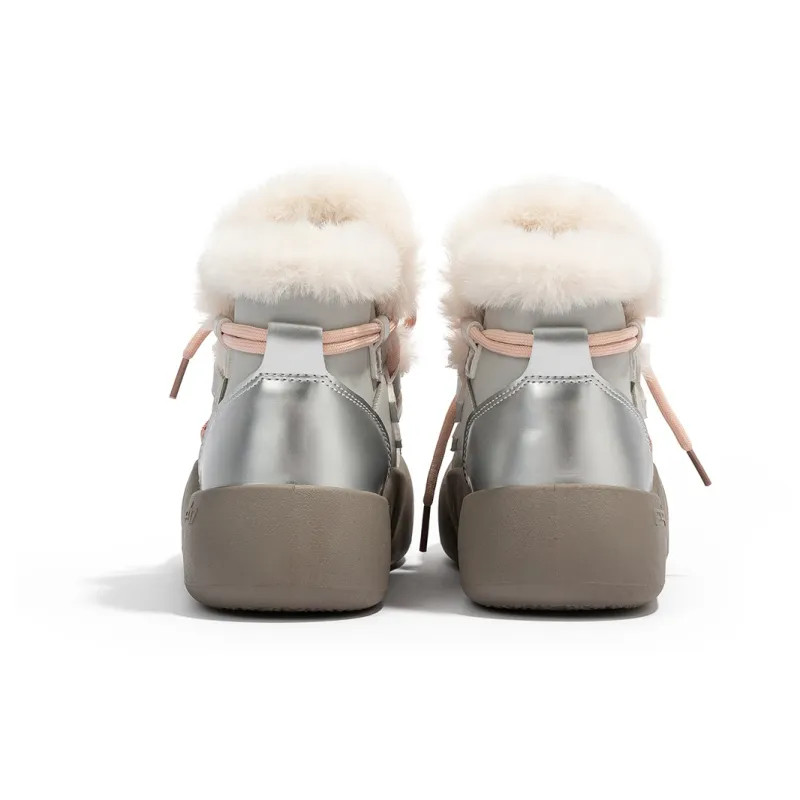RENBEN Warm Height Increasing High-Top Casual Shoes Women's-4