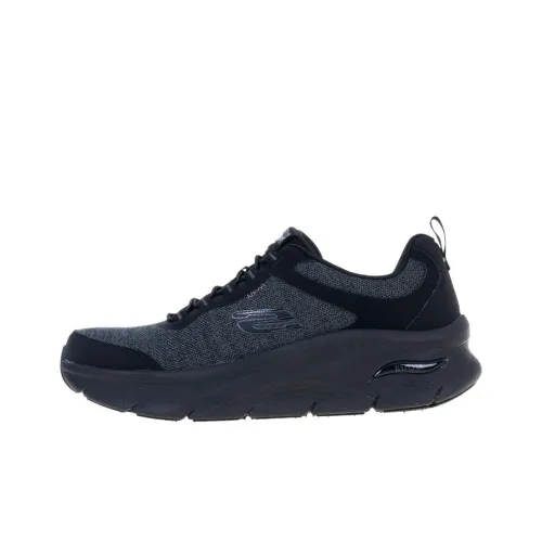 Skechers Arch Fit Cushioning Low-Top Casual Shoes Men's Black
