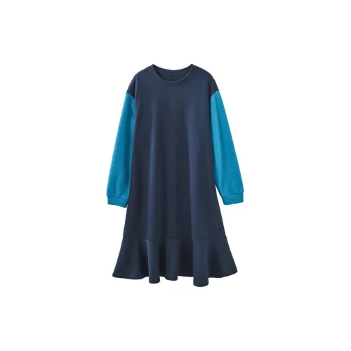 Dme Long-Sleeved Dresses Women's Navy Blue