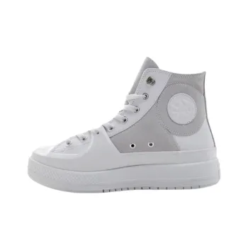 Converse Non slip Lightweight High Top Canvas Shoes Unisex White Gray