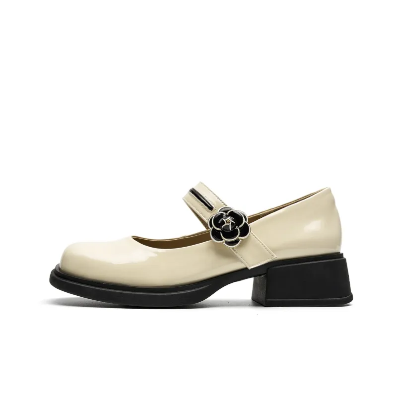 EBLAN Casual Single Shoes Women's Beige-0