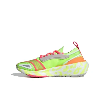 Adidas Ultra Boost Light By Stella Mccartney Signal Green Hazy Orange Turbo Women's
