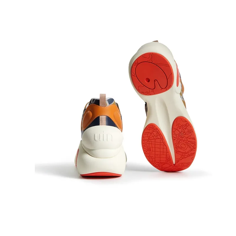 U.IN Painted Travel Shoes Bilbao A1 & A2 Artistic Collection Chunky Sneakers Women's-21