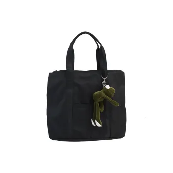 Deli Bear Nylon Portable Computer Backpack Shoulder Bag Regular Unisex Black/Khaki/Blue