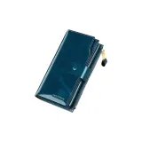 Peacock Blue (Top Grain Cow Leather) Anti-Skimming