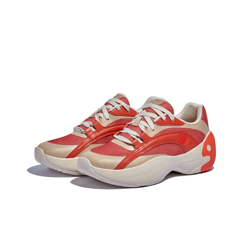 U.IN Low Top Chunky Sneakers Women's Ochre Red-1