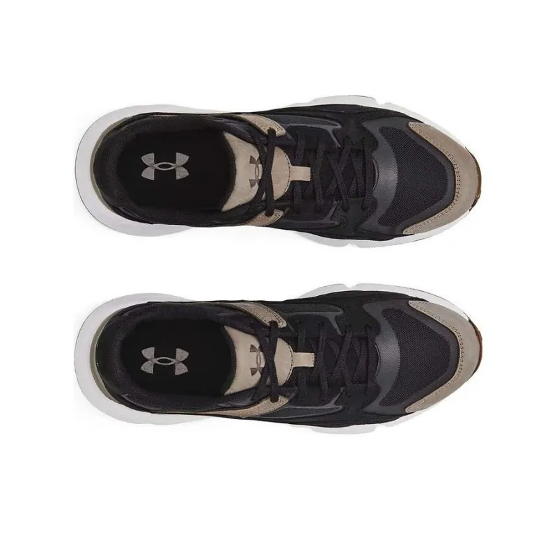 Under Armour Cushioning Wear-Resistant Low-Top Casual Shoes Unisex Black Brown-3