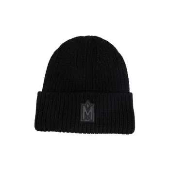 MACKAGE Acrylic Wool Nylon Beanies Unisex Black