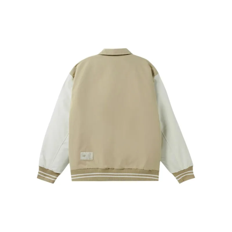 New Balance Baseball Jacket Men's Khaki-1