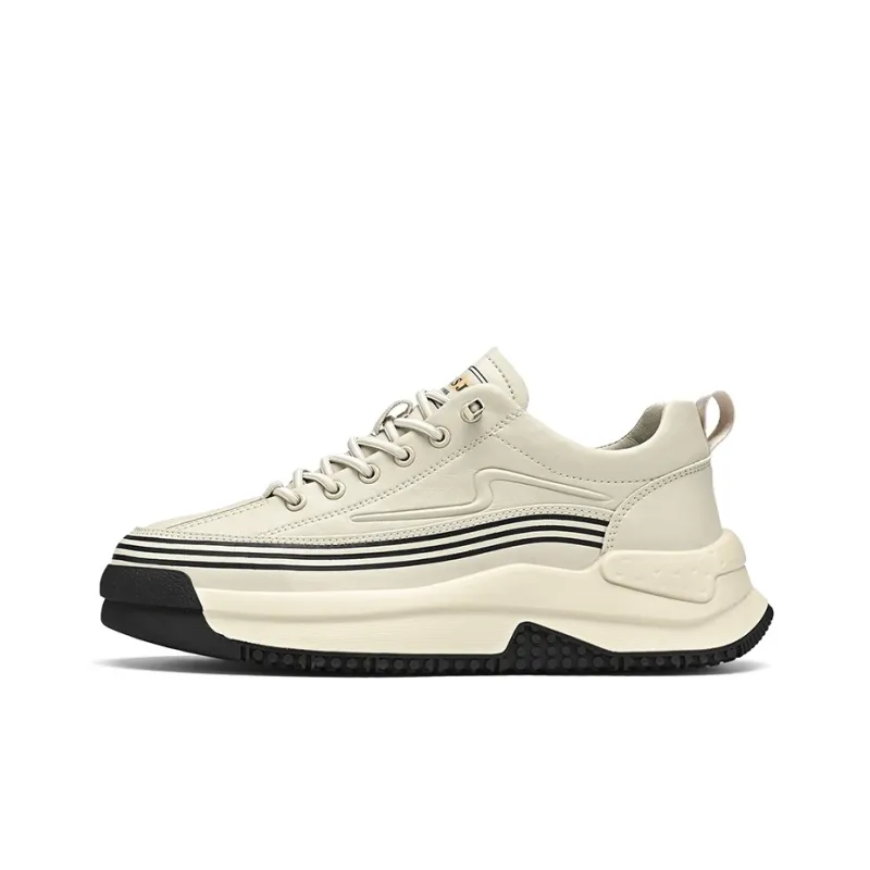 GONGLANGSHIJIA Lightweight Low Top Casual Shoes Men's-4