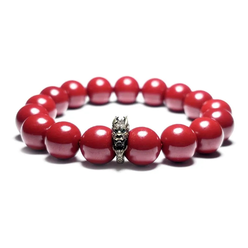 MOUNTAINS AND MANS Reconstructed Cinnabar Bracelets Men's-0