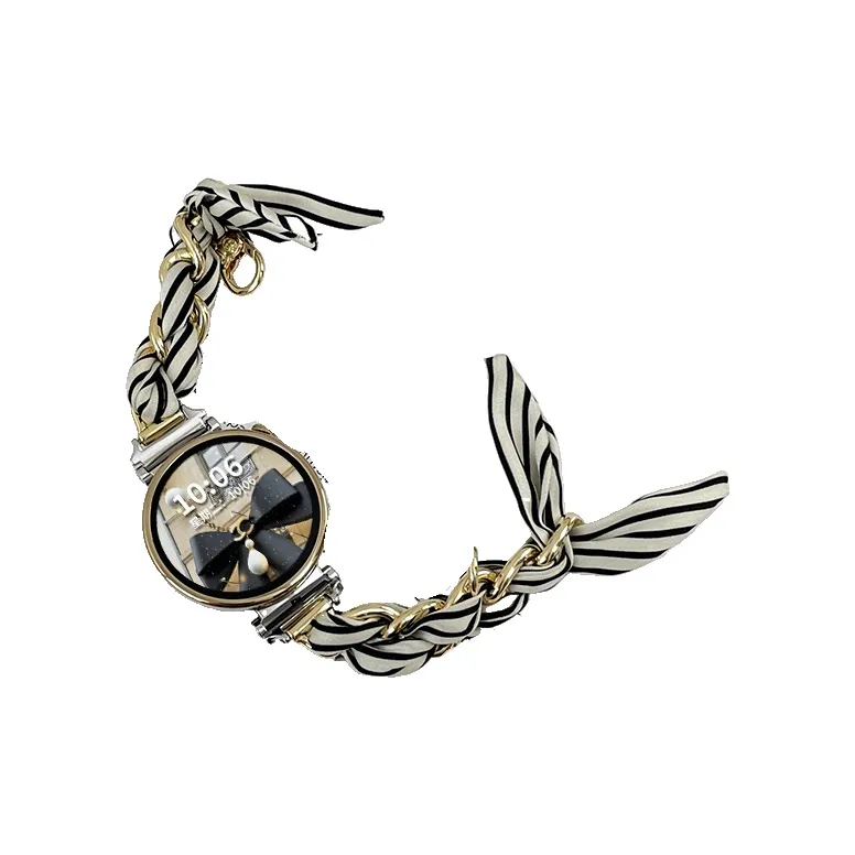 Yu Qing Huawei Compatibility Watch Band Spun Silk Material-11