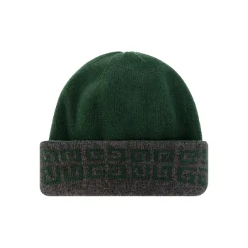 GIVENCHY Wool Cashmere Beanies Men's Green