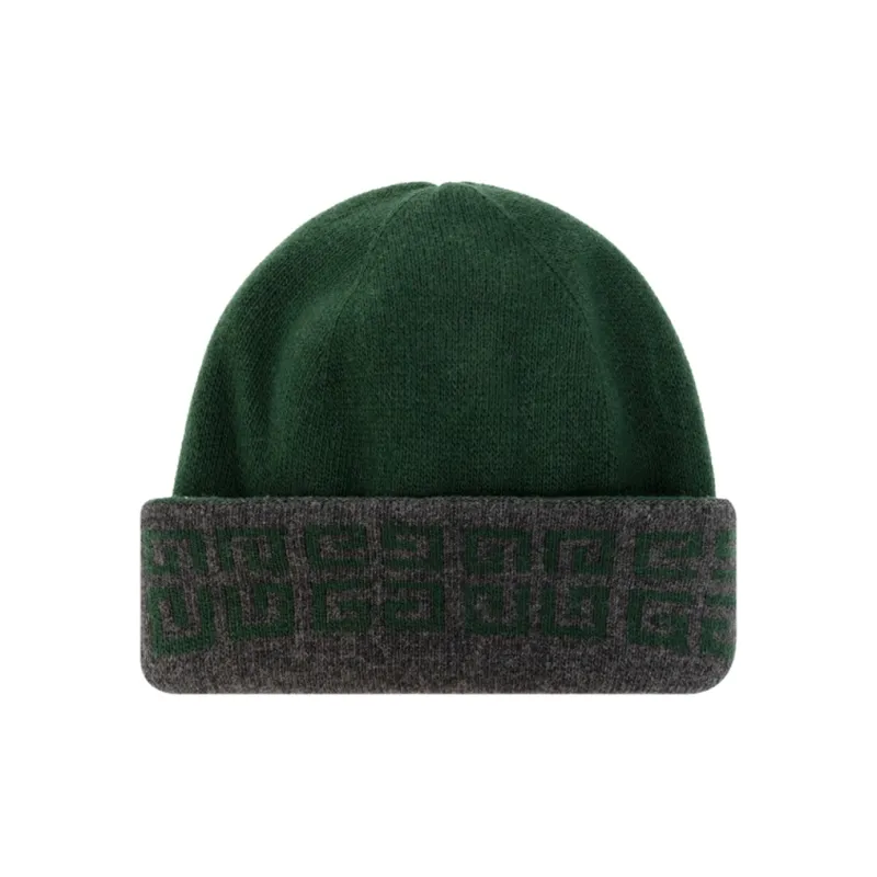 GIVENCHY Wool Cashmere Beanies Men's Green-0