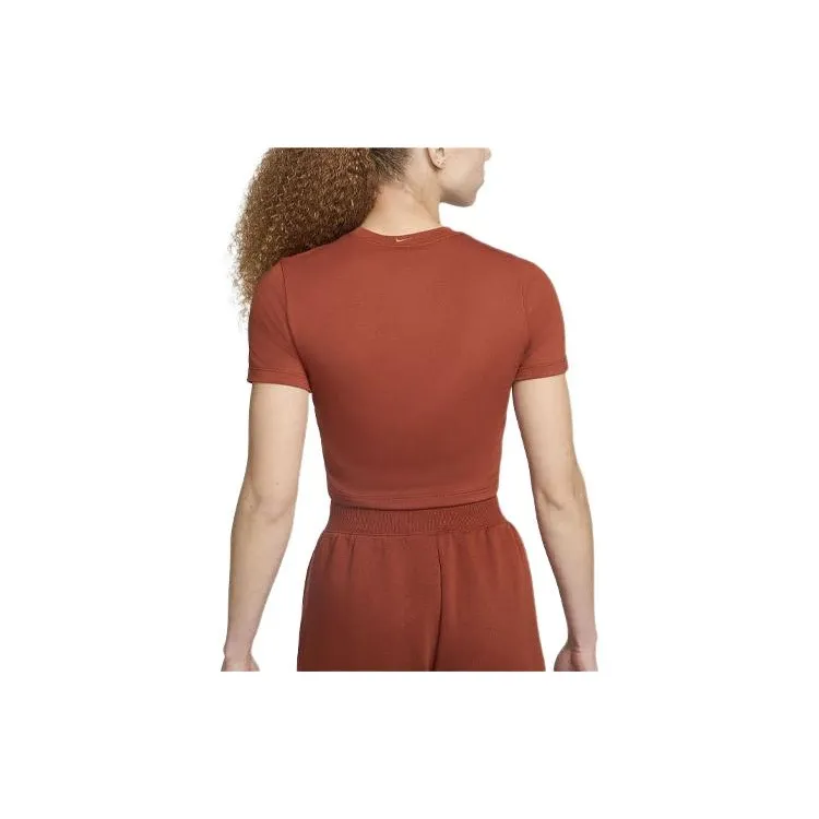 Nike Sportswear Essentials Series Regular T-Shirt Women's Light Brown-1