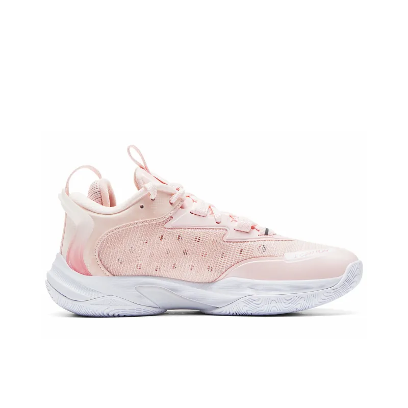 PEAK Lightweight Spirit 1.0 Basketball Shoes Women's Low Top Lemon Pink-1