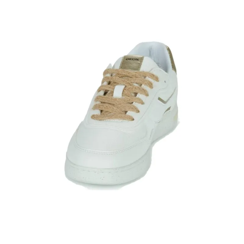 GEOX Low Top Skateboard Shoes Women's White-2