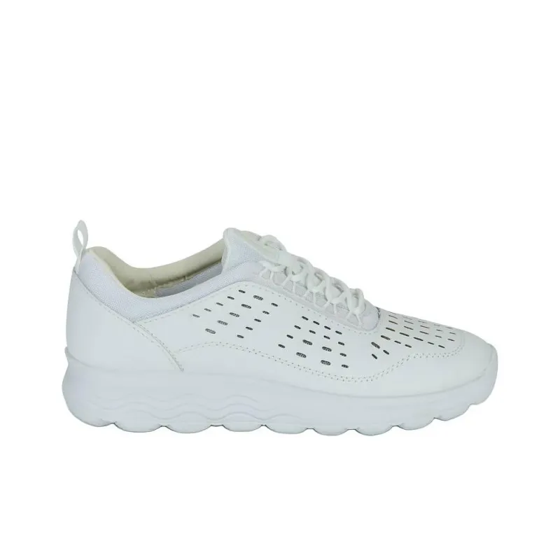 GEOX Low Top Casual Shoes Women's White-1