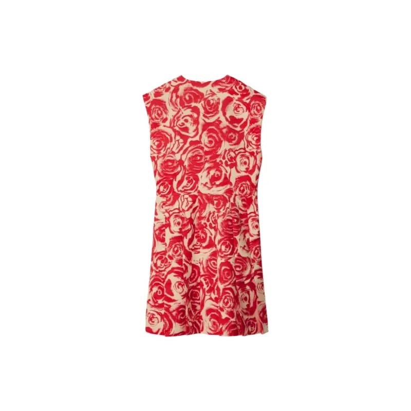 Burberry SS24 Sleeveless Dress Women's Red-1