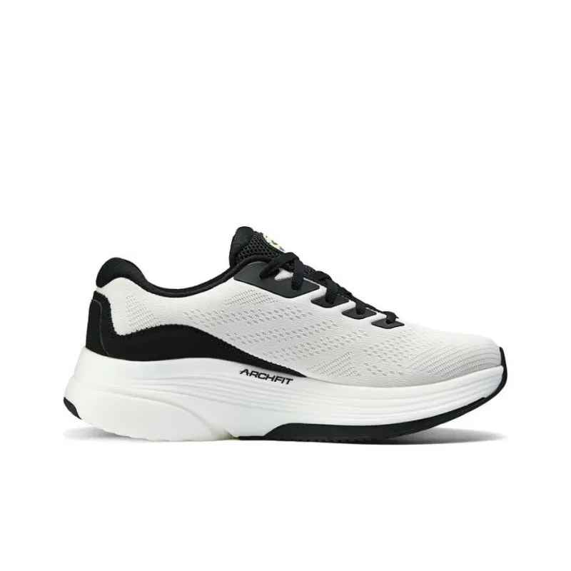 Skechers Cushioning Anti Slip And Wear Resistant Low Top Casual Shoes Men's White Black-1