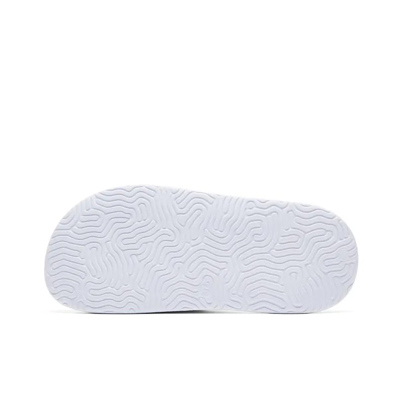 PEAK Slide Slippers Women's Big White Bright Teal-5