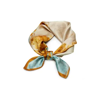 Narandu Mulberry Silk Scarves Women's Champagne