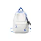 White Blue with Checkerboard Charm