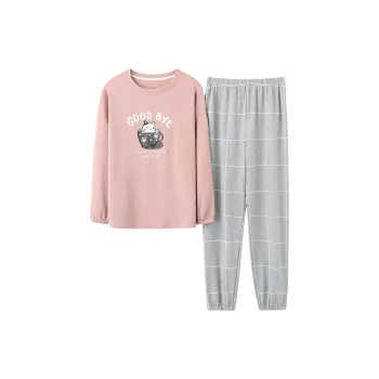 Pretty Lady Home Suit Women's Pink Gray