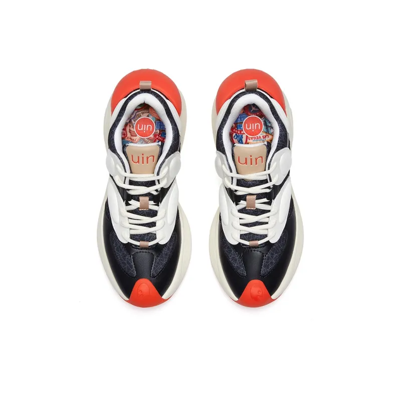 U.IN Painted Travel Shoes Bilbao A1 & A2 Artistic Collection Chunky Sneakers Women's-55