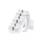 6 White Gray[Sports Crew Socks]