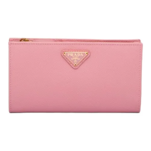 Prada Pink RUIZ Leather Schal Large Size Women's Petal Pink