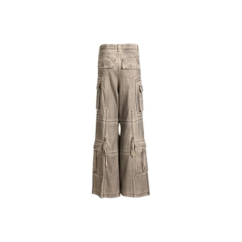 DND4DES Cargo Pants Unisex Khaki-1