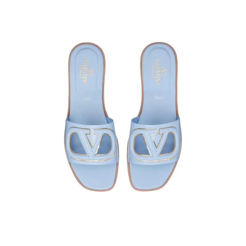 Valentino VLogo Signature Slip-On Slides Women's-3